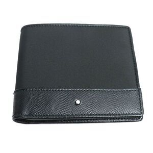 Montblanc Sartorial Jet Leather Nylon Wallet